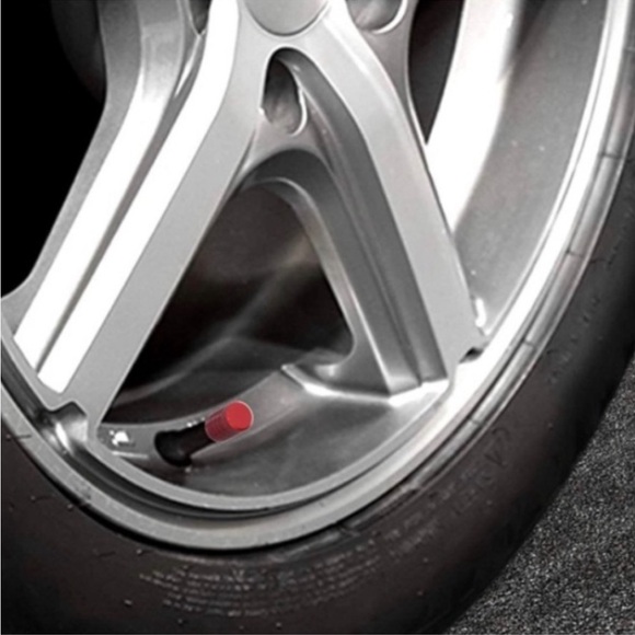 5for$10 Black Mazda Tire Stem Valve Caps Bike & Car Accessories NWT - Picture 3 of 4